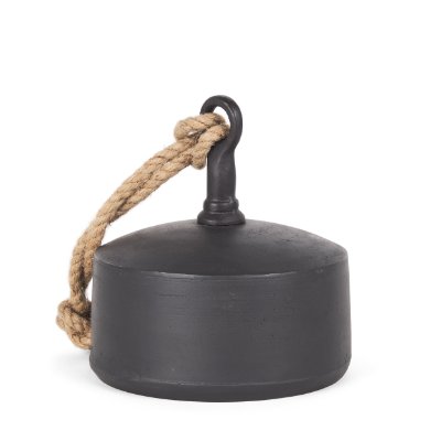 70654 - Quincy Large Matte Black Metal Decorative Bell Object