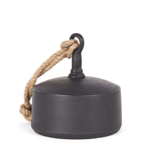 70654 - Quincy Large Matte Black Metal Decorative Bell Object