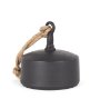 70654 - Quincy Large Matte Black Metal Decorative Bell Object