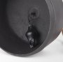 70654 - Quincy Large Matte Black Metal Decorative Bell Object