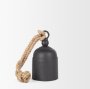 70656 - Quincy Small Matte Black Metal Decorative Bell Object