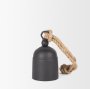 70656 - Quincy Small Matte Black Metal Decorative Bell Object