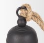 70656 - Quincy Small Matte Black Metal Decorative Bell Object