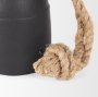 70656 - Quincy Small Matte Black Metal Decorative Bell Object