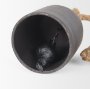 70656 - Quincy Small Matte Black Metal Decorative Bell Object
