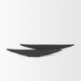 70657 - Piero Small Matte Black Metal Decorative Bowl