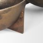 70661 - Quita Large Gold Metal Decorative Bowls (Set of 2)