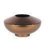 70662 - Quiana Large Gold Metal Vase