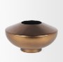70662 - Quiana Large Gold Metal Vase