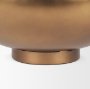 70662 - Quiana Large Gold Metal Vase