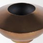 70663 - Quiana Medium Textured Gold Metal Vase