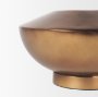 70663 - Quiana Medium Textured Gold Metal Vase
