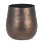 70664 - Quade Large Textured Gold Metal Planter