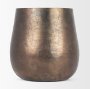 70664 - Quade Large Textured Gold Metal Planter