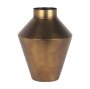 70666 - Perrin Large Brushed Gold Metal Decorative Vase