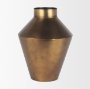 70666 - Perrin Large Brushed Gold Metal Decorative Vase