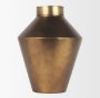 70666 - Perrin Large Brushed Gold Metal Decorative Vase