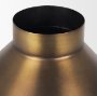 70666 - Perrin Large Brushed Gold Metal Decorative Vase