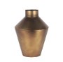 70667 - Perrin Small Brushed Gold Metal Decorative Vase