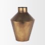 70667 - Perrin Small Brushed Gold Metal Decorative Vase