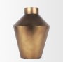 70667 - Perrin Small Brushed Gold Metal Decorative Vase