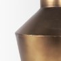 70667 - Perrin Small Brushed Gold Metal Decorative Vase