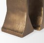 70670 - Polli Antiqued Gold w/ Matte Black Metal Taper Candleholders (Set of 2)