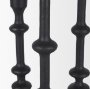 70673 - Paolo Matte Black Metal Candle Holder (Set of 3)