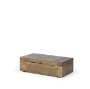 70674 - Porschia Small Antiqued Gold Metal Decorative Box