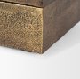 70674 - Porschia Small Antiqued Gold Metal Decorative Box