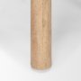 70796 - Shaiden Brown Wood w/ Cream Fabric Stool