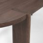 70853 - Sohan Dark Elm Wood Oval Dining Table