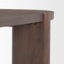 70853 - Sohan Dark Elm Wood Oval Dining Table