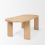 70854 - Sohan Light Brown Wood Oval Dining Table