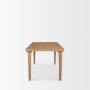 70870-AB - Suvan 72L Light Brown Rectangular Oak Wood Dining Table