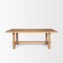 70872-AB - Suke Rectangular Natural Wood Trestle Dining Table