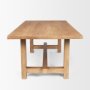 70872-AB - Suke Rectangular Natural Wood Trestle Dining Table