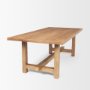 70872-AB - Suke Rectangular Natural Wood Trestle Dining Table