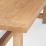 70872-AB - Suke Rectangular Natural Wood Trestle Dining Table
