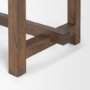 70873-AB - Suke 84" Medium Brown Rectangular Oak Dining Table