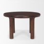 70874-AB - Soma 48" Red Brown Acacia Wood Round Dining Table