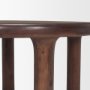 70874-AB - Soma 48" Red Brown Acacia Wood Round Dining Table