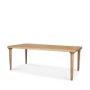 70882-AB - Suvan 84L Light Brown Rectangular Oak Wood Dining Table