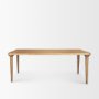 70882-AB - Suvan 84L Light Brown Rectangular Oak Wood Dining Table