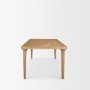70882-AB - Suvan 84L Light Brown Rectangular Oak Wood Dining Table