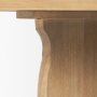 70814-AB - Sonomi Brown 59" Round Solid Rubber Wood w/Oak Tabletop Dining Table