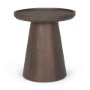 70878 - Takoda Dark Brown Wood Tapered Drum Accent Table