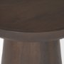 70878 - Takoda Dark Brown Wood Tapered Drum Accent Table