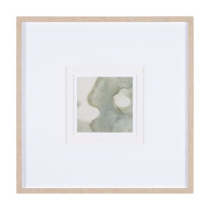 Solitude by Ira Havuka a Hand Embellished Textured Framed Art Print Matted under Glass