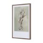 15352 - Botanical Sketch I (green) by Mercana Studio Hand Embellished Framed Art Print Matted under Glass